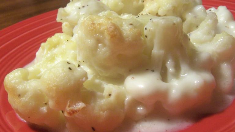Swiss Cheesy Cauliflower Created by Parsley