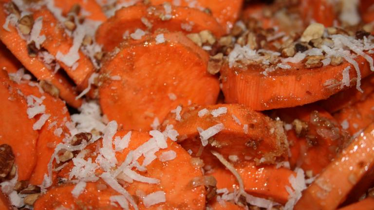 Slow Cooker Yams With Coconut and Pecans Created by missoxley2004