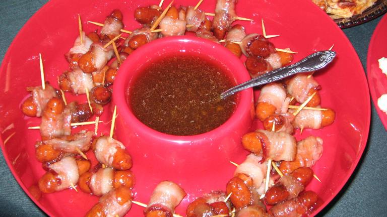 Bacon Wrapped Smokies created by Redneck Epicurean