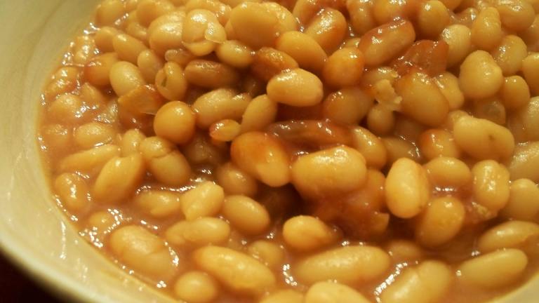Vegetarian "baked" Beans (Crock Pot) created by Parsley