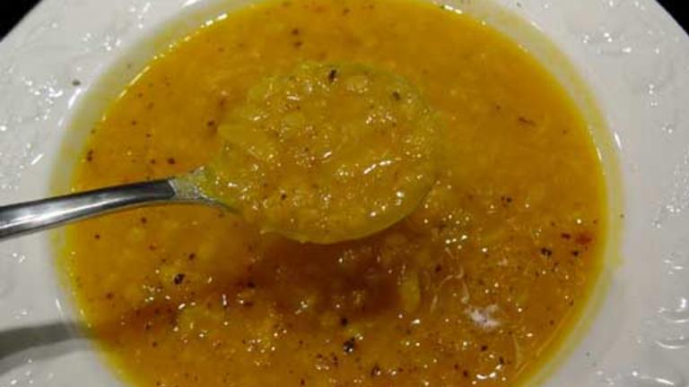 Squash and Red Lentil Soup Created by Sackville