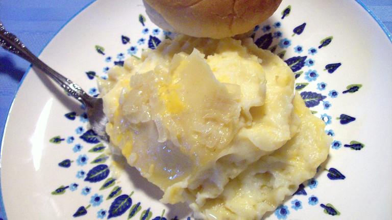 Lazy Perogi Casserole created by Aunt Paula