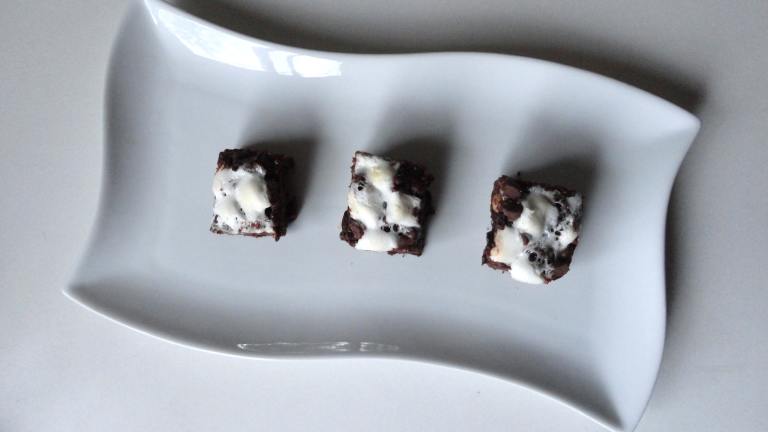 Chewy Rocky Road Brownies Created by buttercreambarbie