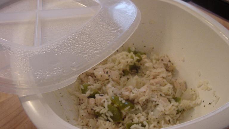 Solo Microwave Chicken and Rice Created by Bill Hilbrich