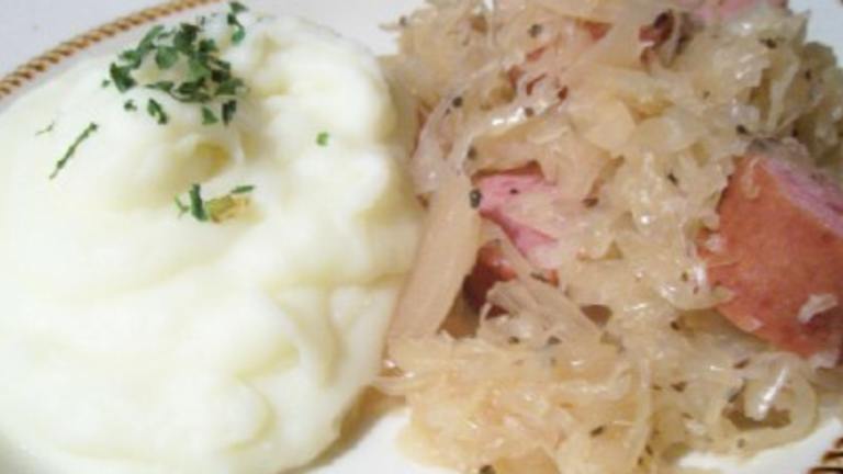 Sausage and Sauerkraut, Yummy Created by lauralie41
