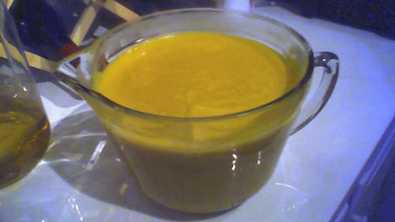 Creamy Butternut Squash, Green Apple & Curry Soup Created by msmia