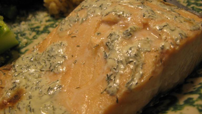 Easy Low-Fat Creamy Dill Salmon Created by MsSally