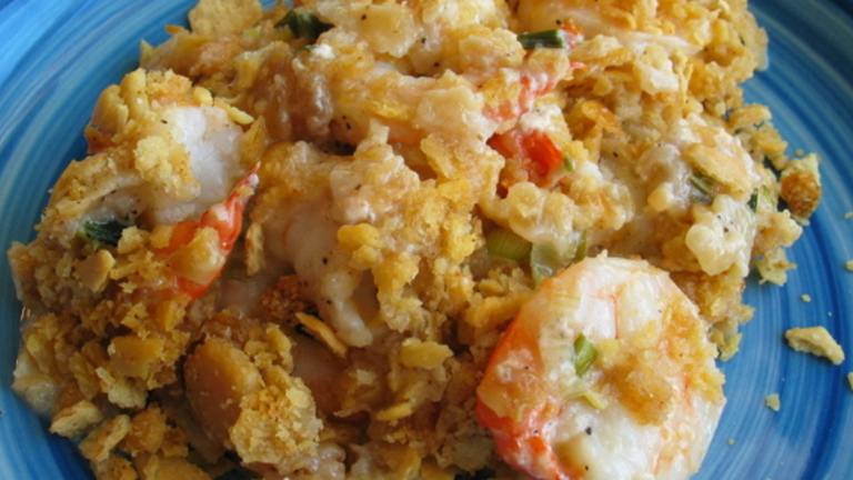 Creamy Shrimp Casserole With Buttery Crumbs Created by flower7