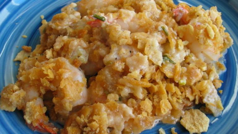 Creamy Shrimp Casserole With Buttery Crumbs Created by flower7