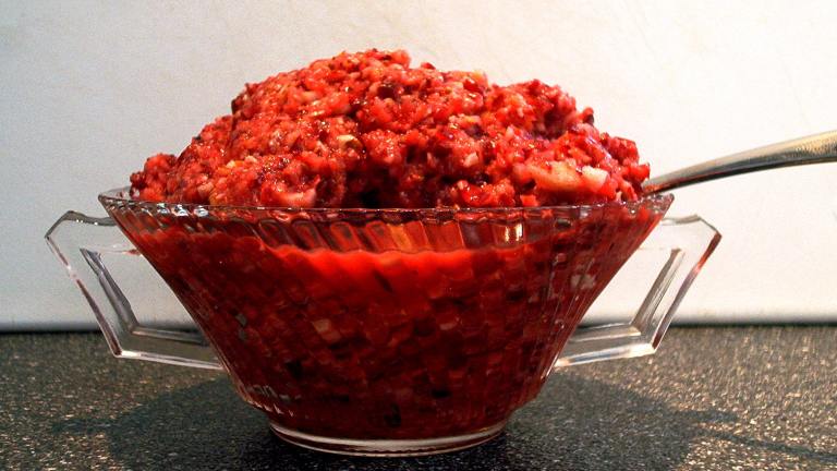 Cranberry Orange Relish Created by Outta Here