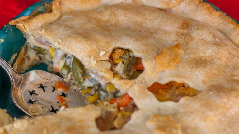 Holiday Leftovers Pot Pie Created by DianaEatingRichly