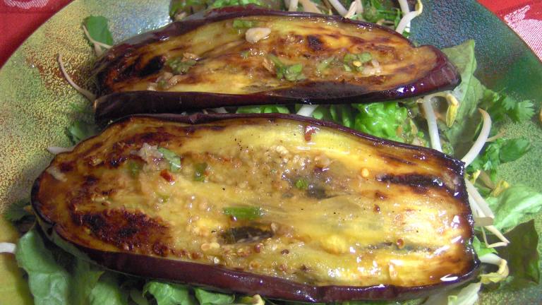 Eggplant Salad With Miso Ginger Dressing created by Sharon123