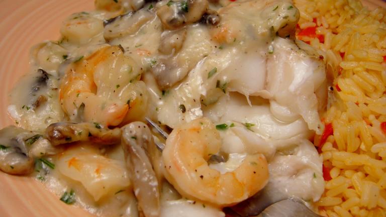 Flounder Fillets in Shrimp Sauce for Two Created by Lori Mama