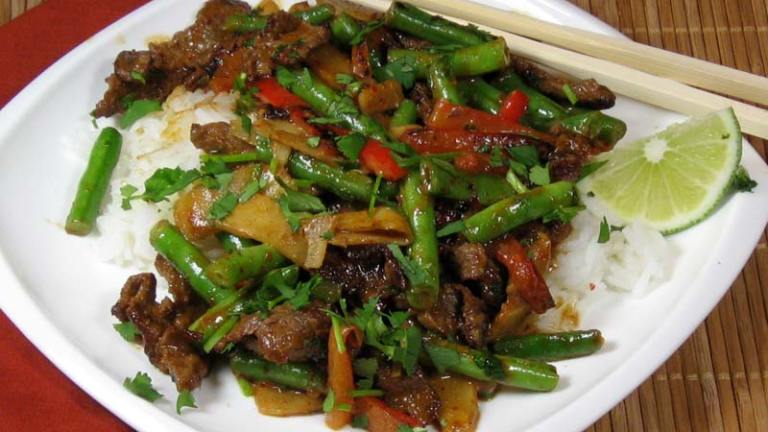 Thai Spicy Beef Created by dianegrapegrower