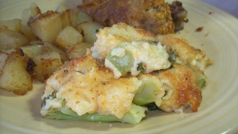 Broccoli and Cauliflower Gratin created by Chef shapeweaver
