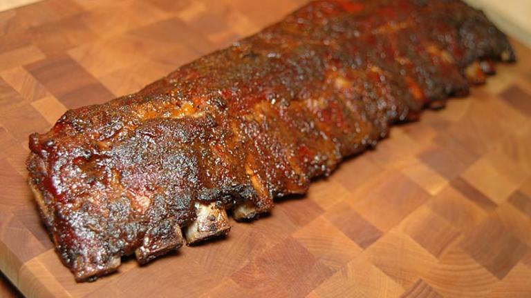 Spicy Smoked Ribs With Pineapple Rum Glaze Created by Whipper