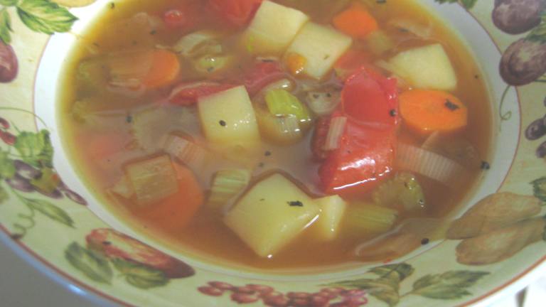 German Cream of Vegetable Soup created by Charlotte J
