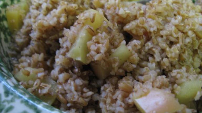 Breakfast Bulgur With Pears Created by MsSally