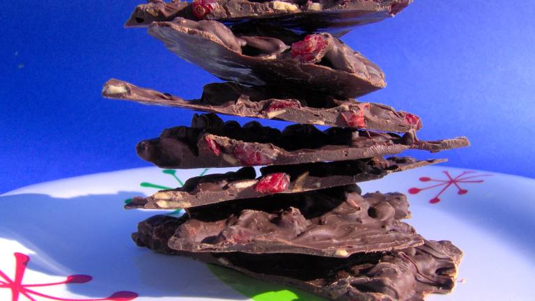 Cranberry Almond Chocolate Bars With Tangerine Zest created by Sharon123