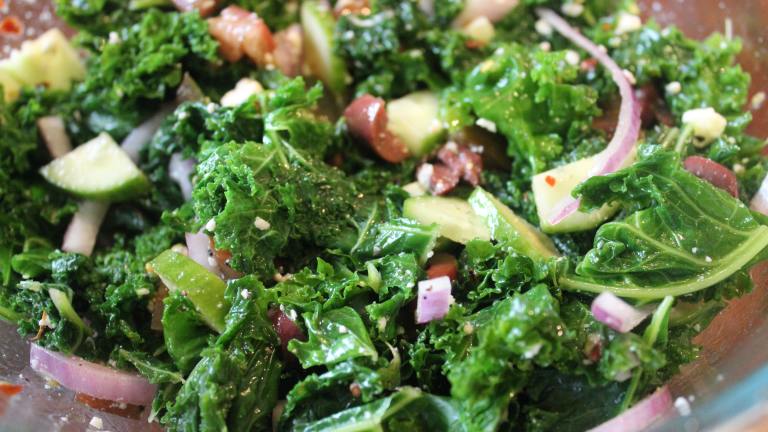 Greek Kale Salad created by mommyluvs2cook