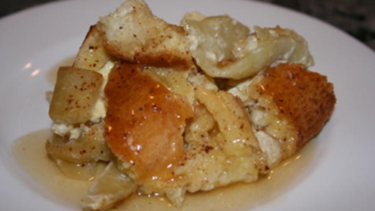 Apple Bread Pudding With Calvados Sauce created by ihvhope