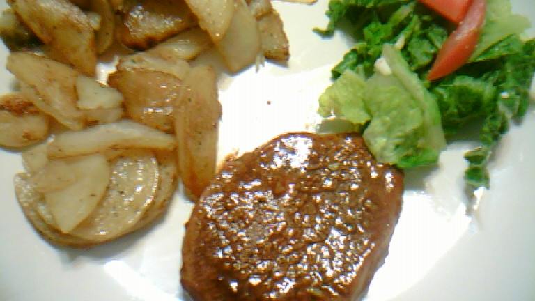 Oven Baked Beef or Pork Steak With Tangy Sauce Created by Ricky 1
