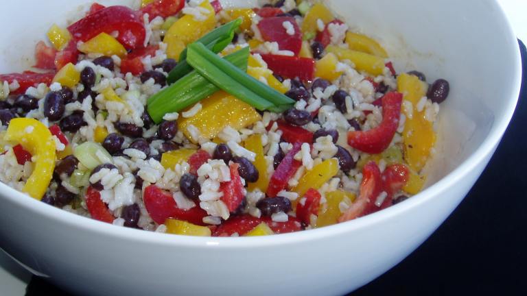 Caribbean Rice and Black Bean Salad Created by oloschiavo