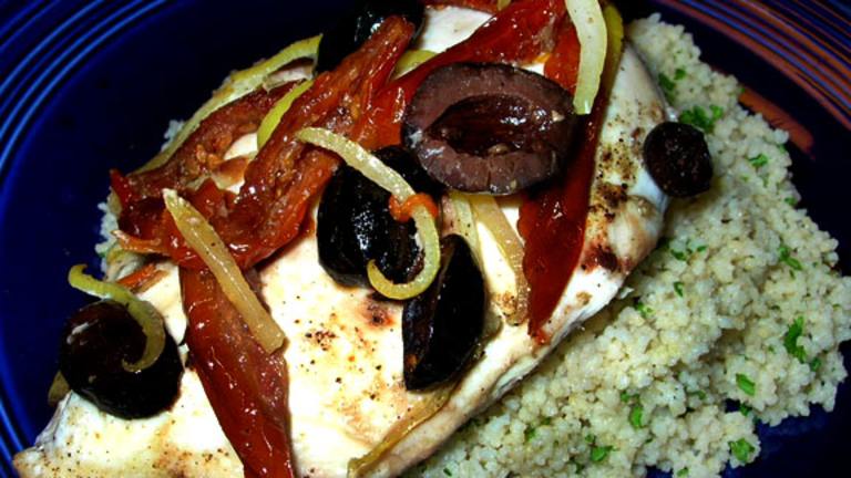 Chicken With Sun-Dried Tomatoes & Olives created by justcallmetoni