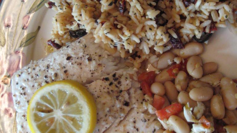 Tuscan Halibut for Two Created by RedVinoGirl