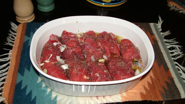 Rouladen (Stuffed Beef) Created by planetgecko