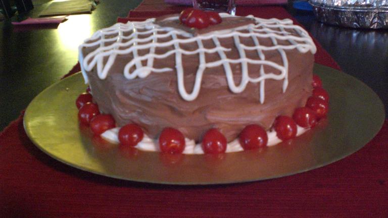 Chocolate Cherry Cake with Chocolate Cream Cheese Frosting Created by Amber C.