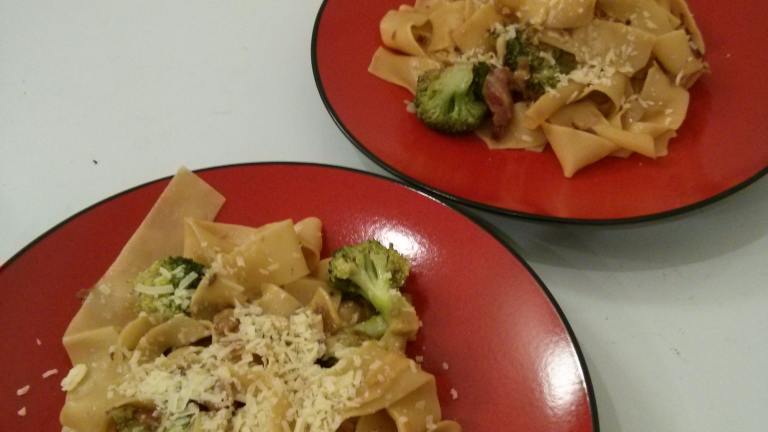 Pasta With Pancetta, Broccoli or Broccoli Rabe and Pine Nuts Created by Satyne