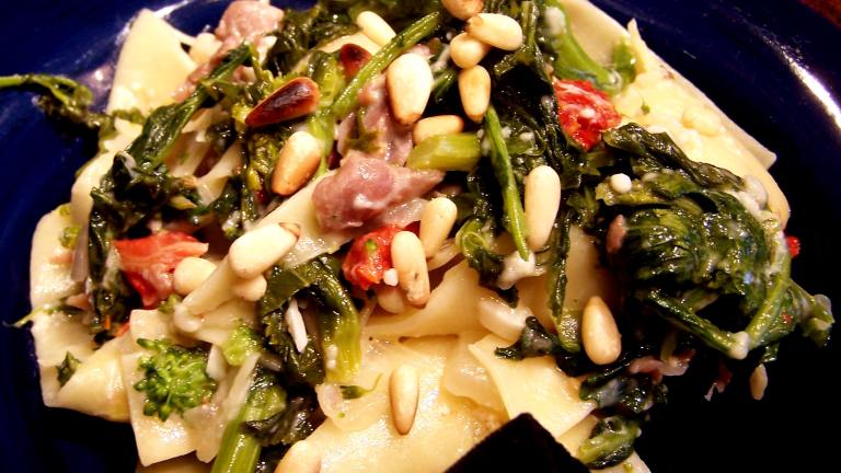 Pasta With Pancetta, Broccoli or Broccoli Rabe and Pine Nuts Created by Rita1652