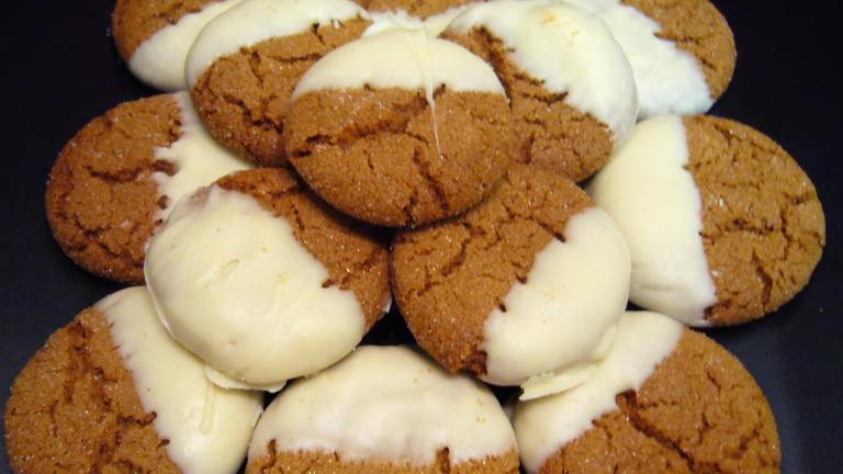 Dipped Gingersnaps created by cookiedog