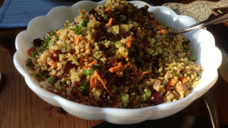 Curry Quinoa With Almonds and Cranberries Created by chris f.
