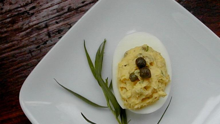 Deviled Eggs With Fresh Tarragon and Capers created by Ms B.