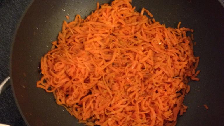 Julienne of Carrots in  Honey Glaze created by Leah S.
