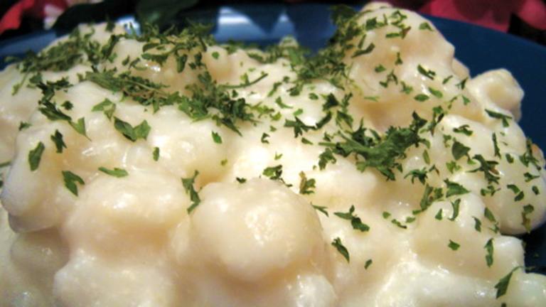 Quick Creamed Cauliflower Created by Annacia