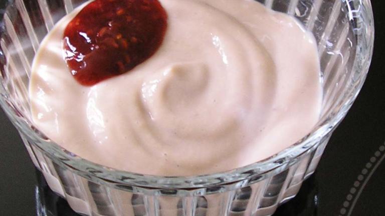 Raspberry Tofu Pudding Created by Houmous Monster