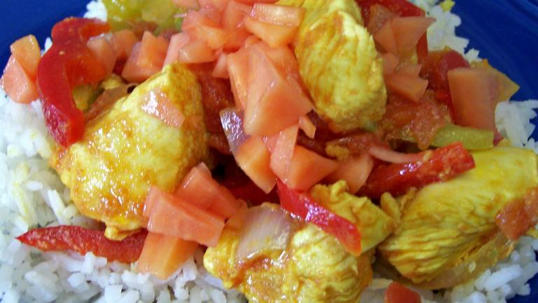 Chicken, Peppers & Rice Caribbean Style Created by Rita1652