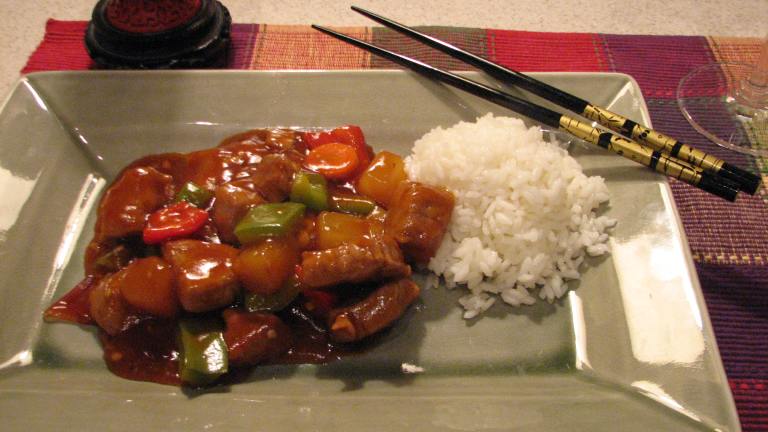 Sweet and Sour Pork Created by Galley Wench