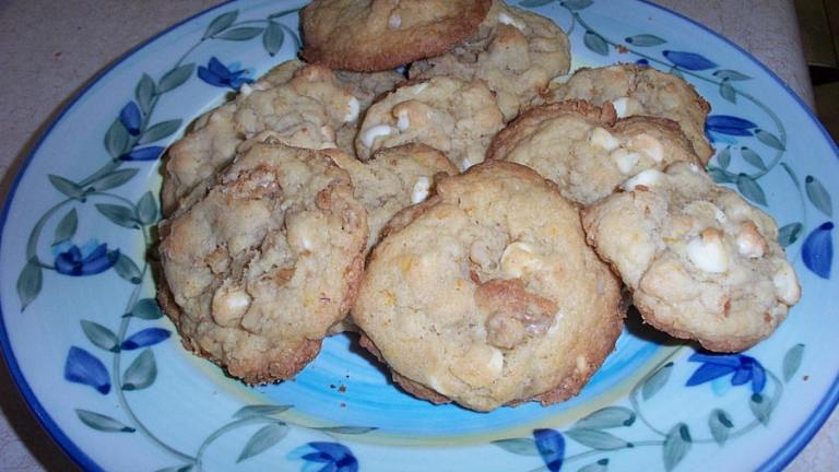 White Chocolate Orange Cookies Created by dicentra