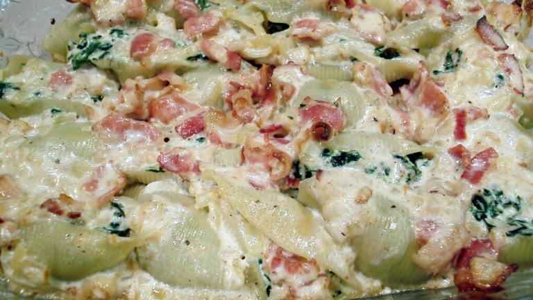Florentine Stuffed Shells Carbonara created by Kim127