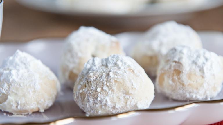 Traditional Mexican Wedding Cookies created by Dine  Dish