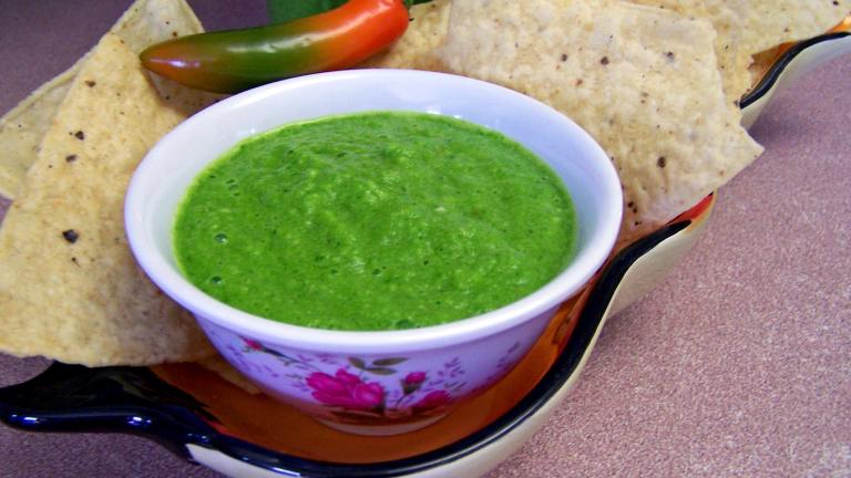 Smooth and Spicy Poblano Salsa created by Rita1652