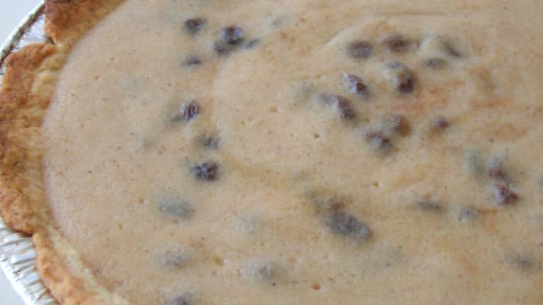 Mock Sour Cream Raisin Pie Created by BestTeenChef