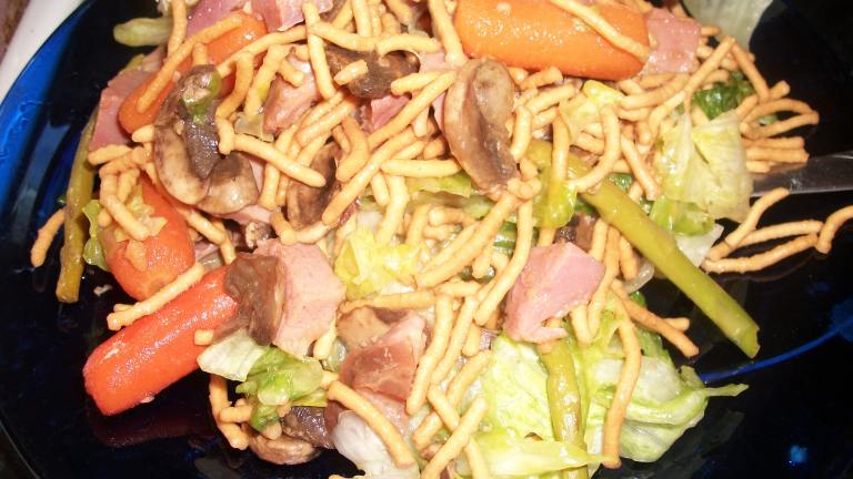 Asian-Style Ham Noodle Salad—what to Do With Ham Leftovers Created by ElizabethKnicely