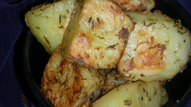 Crisp Onion-Roasted Potatoes Created by kiwidutch