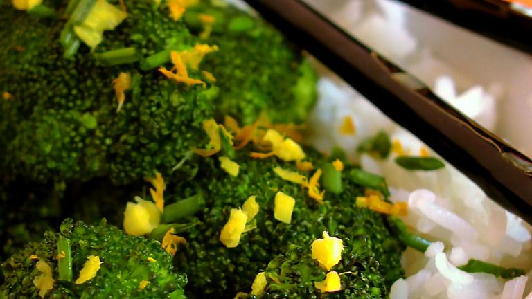 Stir Fried Broccoli With Orange and Ginger created by GaylaJ