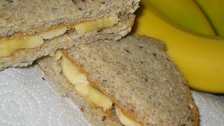 Peanut Butter and Banana Sandwich Created by brokenburner